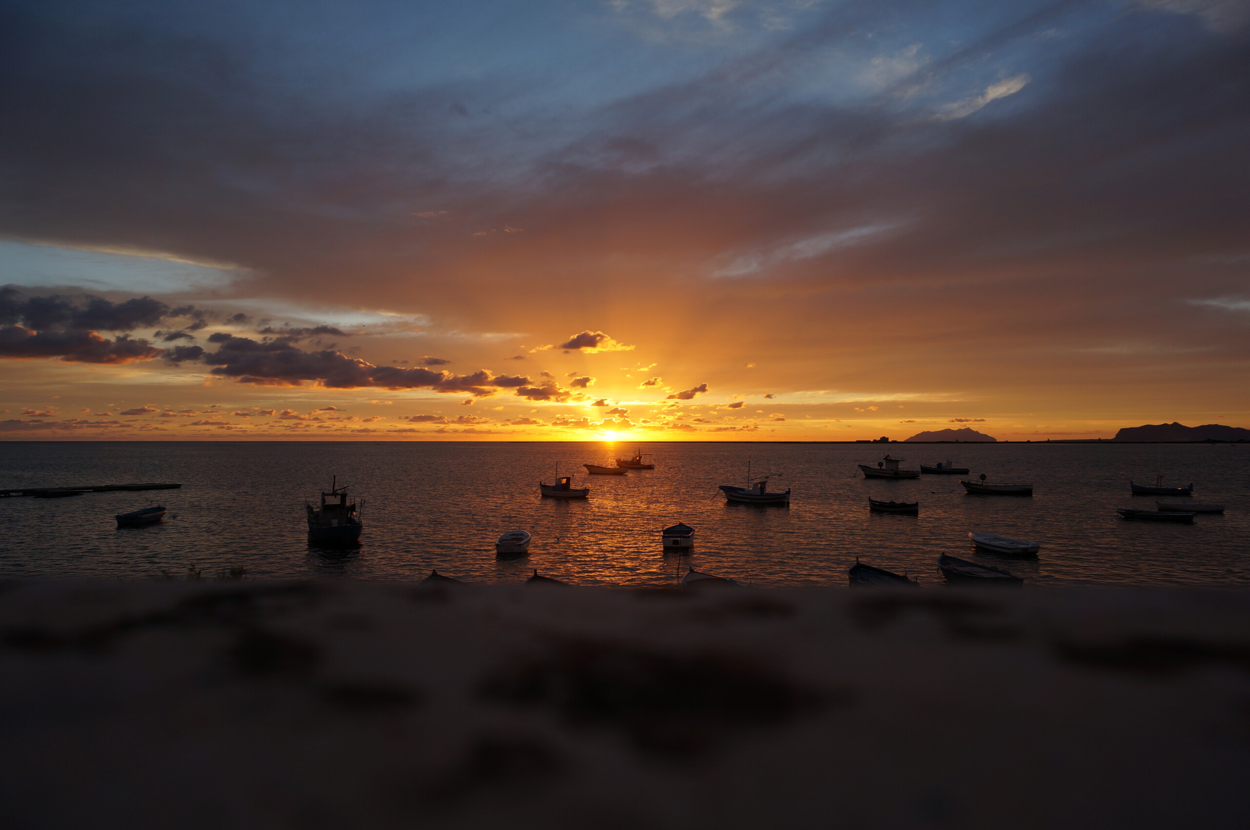 Sunset in Sicily