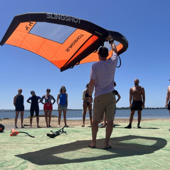 Wing foil classes in sicily