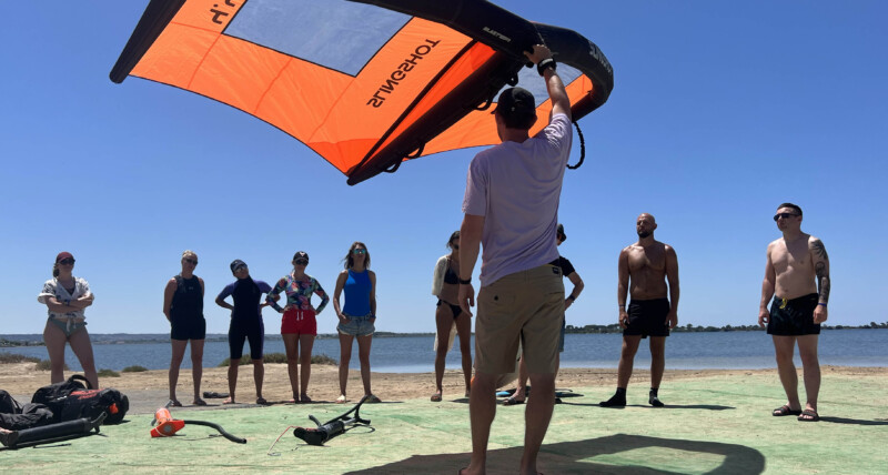 Wing foil classes in sicily