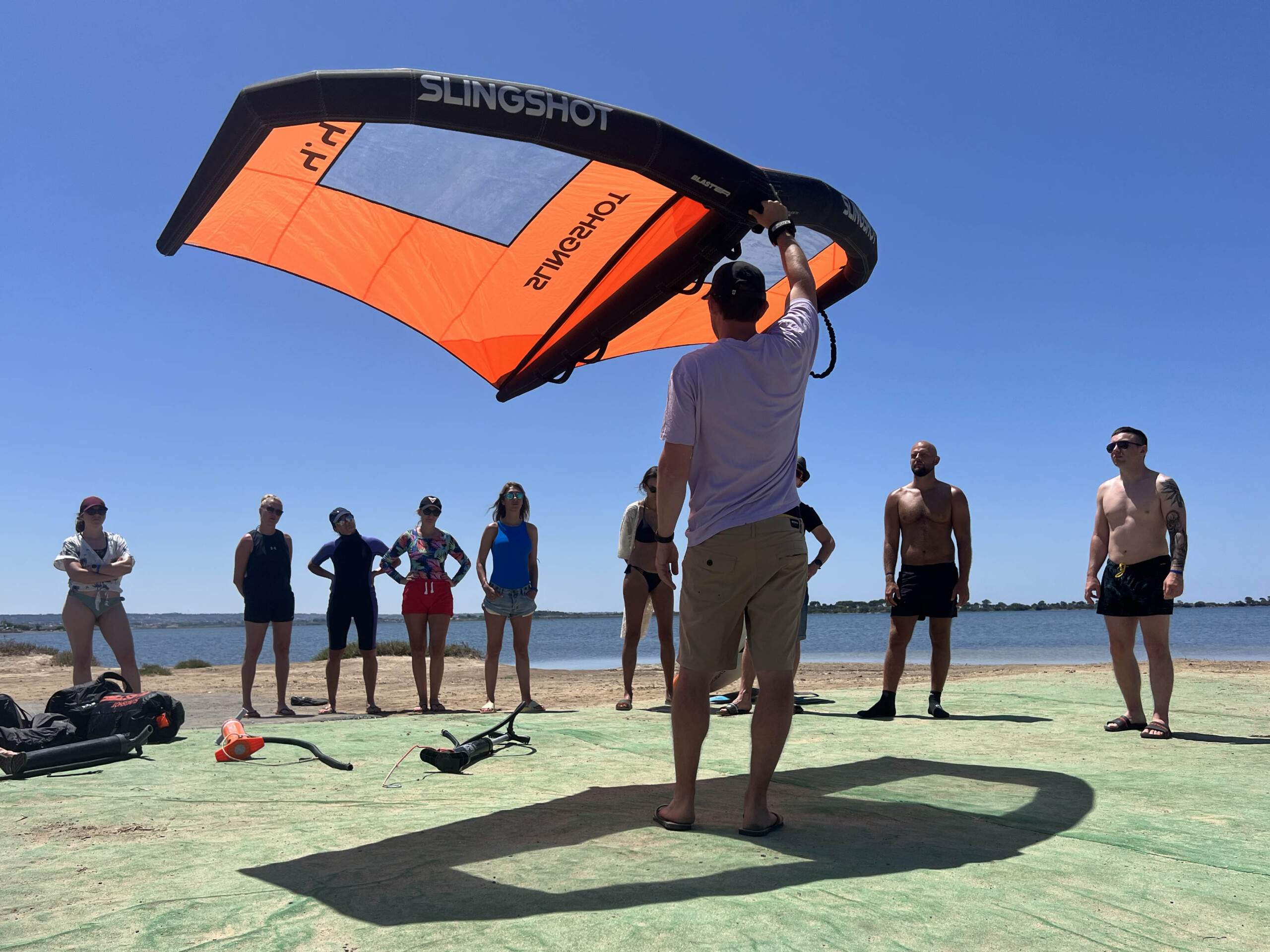 Wing foil classes in sicily